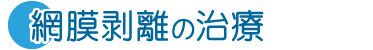 網膜剥離の治療