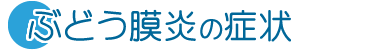 ぶどう膜炎の症状